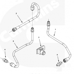 XCEC 2864402 Flexible Hose ISM QSM11 M11 engine parts