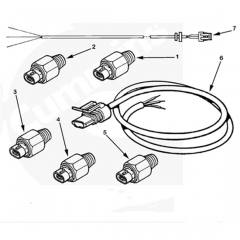 XCEC 3056350 3408624 4327014 Temperature Switch L10 engine parts